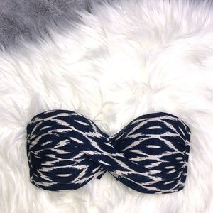 Robin Piccone Ikat Bandeau Bikini Top O2554